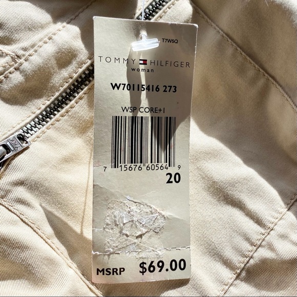 Tommy Hilfiger Tan Jacket Size 20 NWOT - Picture 4 of 4